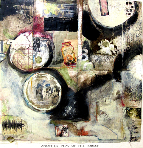 Mary Bookwalter, Another View of the Forest, Mixed media