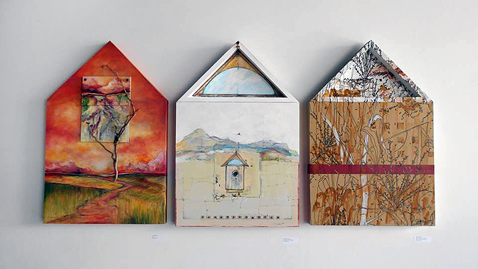 Works by Carol Weber, Mary Bookwalter, and Janice Meister